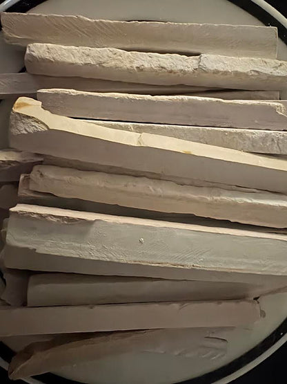 White thick slates