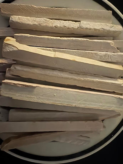 White thick slates