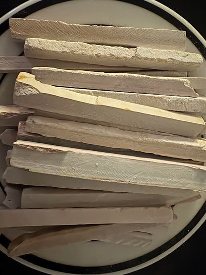 White thick slates