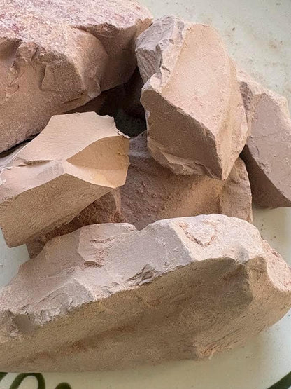 Pink Kaolin- Dusty. Soft. Chalky